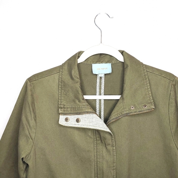 Skies are Blue Olive green jacket, Small - Picture 10 of 10